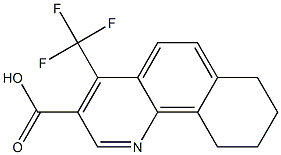 4-(trifluoromethyl)-7,8,9,10-tetrahydrobenzo[h]quinoline-3-carboxylic acid Structure