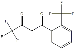 4,4,4-trifluoro-1-[2-(trifluoromethyl)phenyl]butane-1,3-dione 구조식 이미지