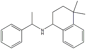 4,4-dimethyl-N-(1-phenylethyl)-1,2,3,4-tetrahydronaphthalen-1-amine Structure