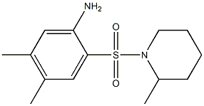 4,5-dimethyl-2-[(2-methylpiperidine-1-)sulfonyl]aniline 구조식 이미지