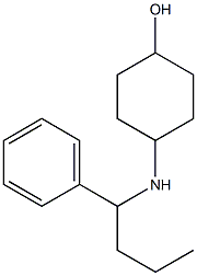 4-[(1-phenylbutyl)amino]cyclohexan-1-ol Structure