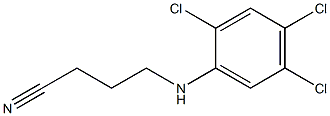 4-[(2,4,5-trichlorophenyl)amino]butanenitrile Structure