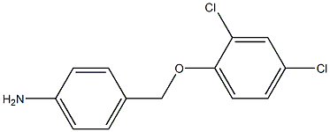 4-[(2,4-dichlorophenoxy)methyl]aniline Structure