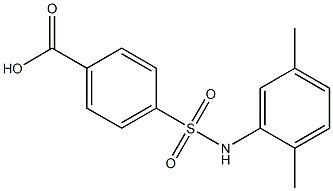 4-[(2,5-dimethylphenyl)sulfamoyl]benzoic acid Structure