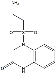 4-[(2-aminoethane)sulfonyl]-1,2,3,4-tetrahydroquinoxalin-2-one 구조식 이미지