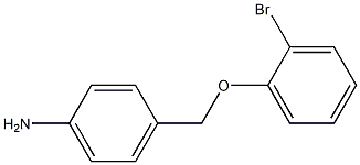 4-[(2-bromophenoxy)methyl]aniline 구조식 이미지