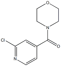 4-[(2-chloropyridin-4-yl)carbonyl]morpholine 구조식 이미지