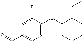 4-[(2-ethylcyclohexyl)oxy]-3-fluorobenzaldehyde Structure