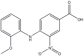 4-[(2-methoxyphenyl)amino]-3-nitrobenzoic acid Structure
