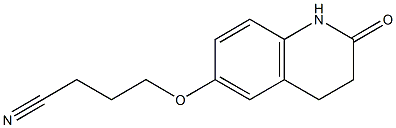 4-[(2-oxo-1,2,3,4-tetrahydroquinolin-6-yl)oxy]butanenitrile 구조식 이미지