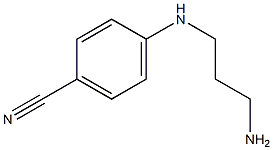 4-[(3-aminopropyl)amino]benzonitrile Structure