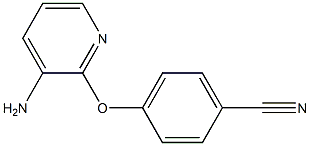 4-[(3-aminopyridin-2-yl)oxy]benzonitrile Structure