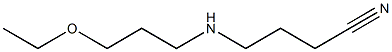 4-[(3-ethoxypropyl)amino]butanenitrile 구조식 이미지