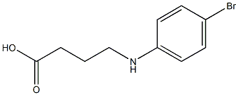 4-[(4-bromophenyl)amino]butanoic acid 구조식 이미지