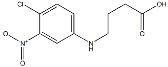 4-[(4-chloro-3-nitrophenyl)amino]butanoic acid Structure