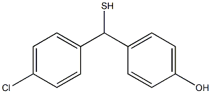 4-[(4-chlorophenyl)(sulfanyl)methyl]phenol Structure