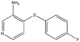 4-[(4-fluorophenyl)sulfanyl]pyridin-3-amine Structure