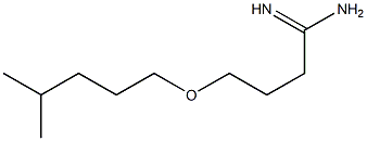 4-[(4-methylpentyl)oxy]butanimidamide Structure