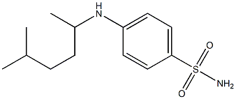 4-[(5-methylhexan-2-yl)amino]benzene-1-sulfonamide 구조식 이미지