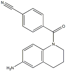 4-[(6-amino-1,2,3,4-tetrahydroquinolin-1-yl)carbonyl]benzonitrile 구조식 이미지