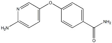 4-[(6-aminopyridin-3-yl)oxy]benzamide 구조식 이미지