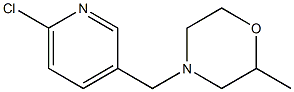 4-[(6-chloropyridin-3-yl)methyl]-2-methylmorpholine Structure