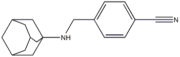 4-[(adamantan-1-ylamino)methyl]benzonitrile 구조식 이미지