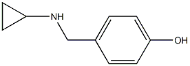 4-[(cyclopropylamino)methyl]phenol Structure