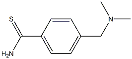 4-[(dimethylamino)methyl]benzenecarbothioamide 구조식 이미지