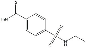 4-[(ethylamino)sulfonyl]benzenecarbothioamide 구조식 이미지