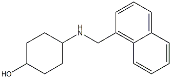 4-[(naphthalen-1-ylmethyl)amino]cyclohexan-1-ol 구조식 이미지