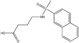 4-[1-(naphthalen-2-yl)acetamido]butanoic acid 구조식 이미지
