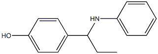 4-[1-(phenylamino)propyl]phenol 구조식 이미지