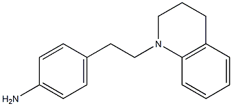 4-[2-(1,2,3,4-tetrahydroquinolin-1-yl)ethyl]aniline 구조식 이미지