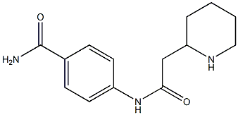 4-[2-(piperidin-2-yl)acetamido]benzamide Structure