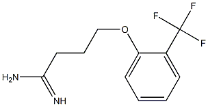 4-[2-(trifluoromethyl)phenoxy]butanimidamide 구조식 이미지