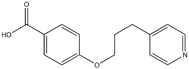 4-[3-(pyridin-4-yl)propoxy]benzoic acid Structure