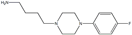 4-[4-(4-fluorophenyl)piperazin-1-yl]butan-1-amine 구조식 이미지