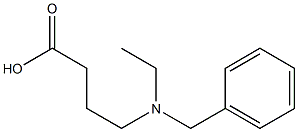 4-[benzyl(ethyl)amino]butanoic acid 구조식 이미지