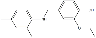 4-{[(2,4-dimethylphenyl)amino]methyl}-2-ethoxyphenol Structure