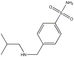 4-{[(2-methylpropyl)amino]methyl}benzene-1-sulfonamide 구조식 이미지