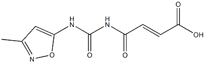 4-{[(3-methyl-1,2-oxazol-5-yl)carbamoyl]amino}-4-oxobut-2-enoic acid 구조식 이미지