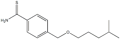 4-{[(4-methylpentyl)oxy]methyl}benzene-1-carbothioamide Structure