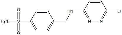 4-{[(6-chloropyridazin-3-yl)amino]methyl}benzene-1-sulfonamide Structure
