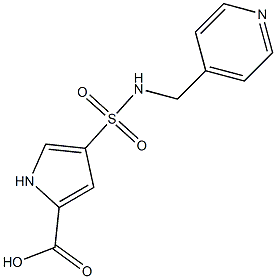 4-{[(pyridin-4-ylmethyl)amino]sulfonyl}-1H-pyrrole-2-carboxylic acid 구조식 이미지