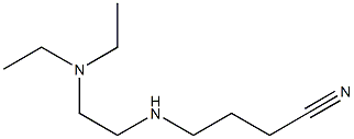 4-{[2-(diethylamino)ethyl]amino}butanenitrile 구조식 이미지