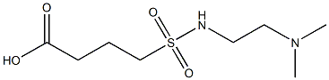 4-{[2-(dimethylamino)ethyl]sulfamoyl}butanoic acid 구조식 이미지