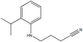 4-{[2-(propan-2-yl)phenyl]amino}butanenitrile 구조식 이미지