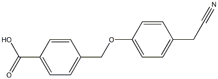 4-{[4-(cyanomethyl)phenoxy]methyl}benzoic acid Structure