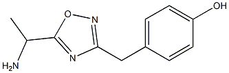4-{[5-(1-aminoethyl)-1,2,4-oxadiazol-3-yl]methyl}phenol Structure